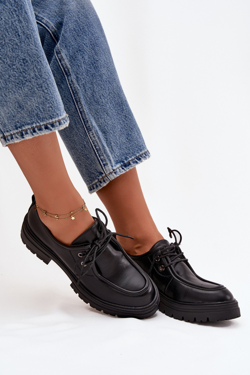 Жіноче взуття з екошкіри чорне Adrelle