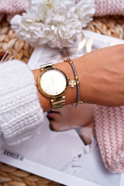 Жіночий браслет-ланцюжок Clover Gold Clover