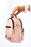Жіночий шкіряний рюкзак NOBO L1341-C004 Рожевий