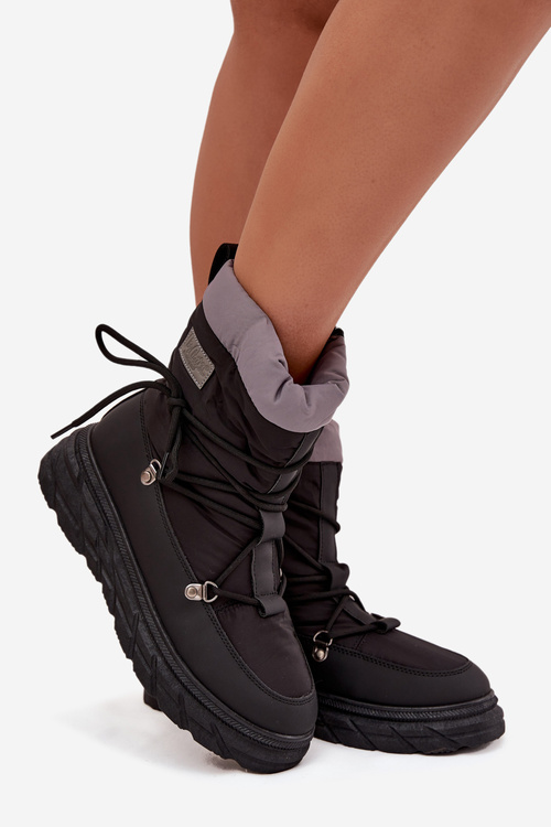 Жіночі зимові черевики на блискавці Lee Cooper LCJ-25-44-3930 Чорні