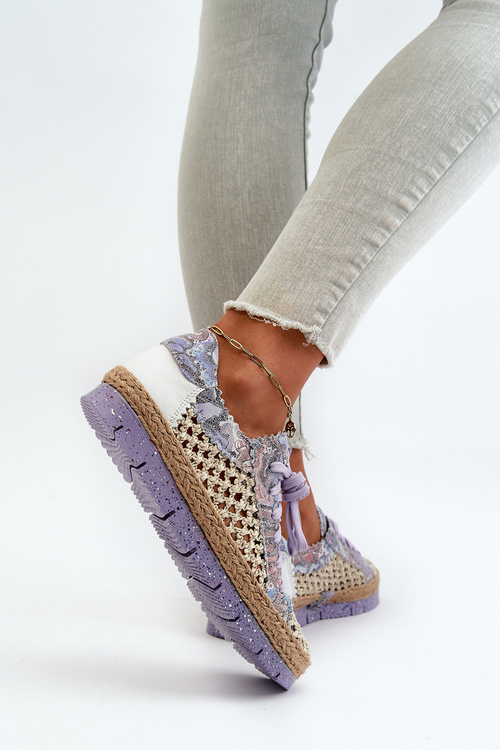 Жіноче шкіряне взуття Maciejka 05897-05 Фіолетовий