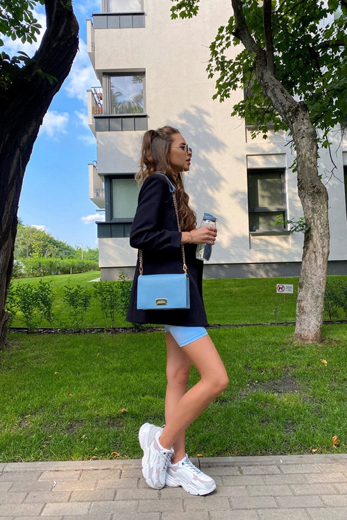 Жіночі кросівки Memory Foam Big Star HH274255 біло-фіолетові