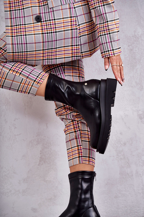 Черевики високі теплі GOE KK2N4054 Чорні