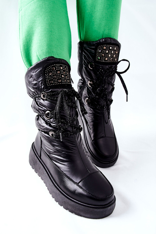 Жіночі зимові черевики Black Chardonnay