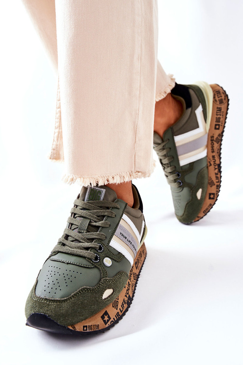 Жіноче спортивне взуття Big Star II274299 Хакі