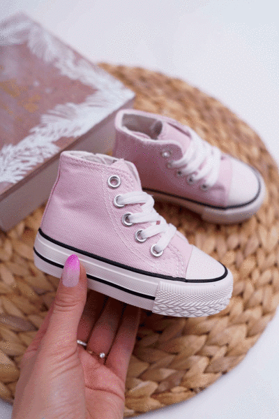 Дитячі високі кросівки Pink Filemon
