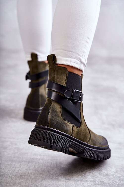 Жіночі утеплені черевики Jodhpur з поясом Green Jose