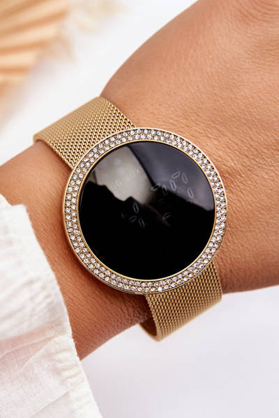 Цифровий годинник на браслеті Mesh GG Luxe Gold