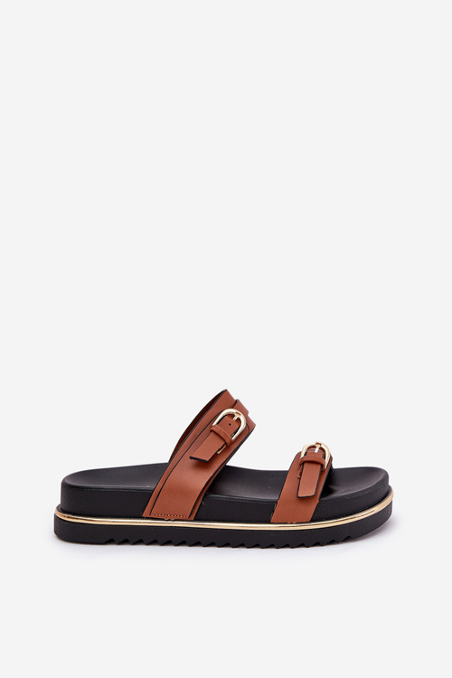 Жіночі Гладкі Сандалі На Платформі З Ремінцями І Застібками Camel Ziferte