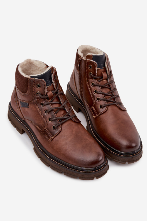 Чоловічі утеплені черевики Wrangler 20253034.JCU Коричневі