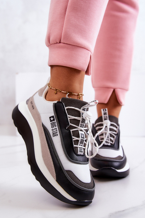 Спортивне взуття Кросівки Big Star JJ274998 біло-чорні