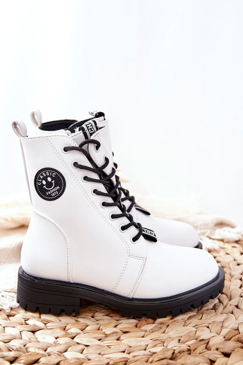 Дитячі розігріваючі пінетки Робочі Біла Розалі