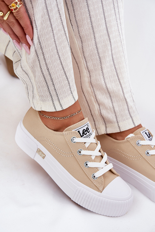 Жіночі Кросівки На Платформі Бежеві LEE ISLA C WOMEN LOW 50251001