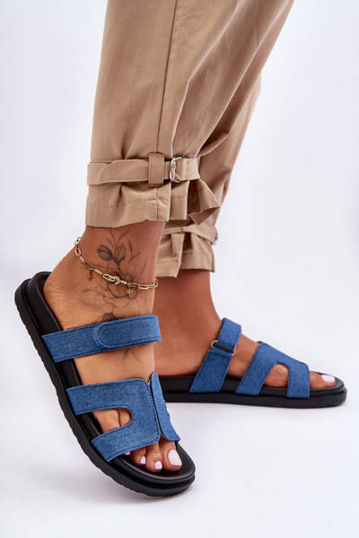 Жіночі сліпони темно-сині Jose