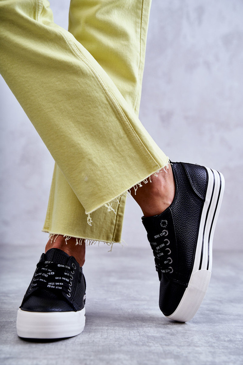 Низькі жіночі кросівки Big Star KK274015 Чорні