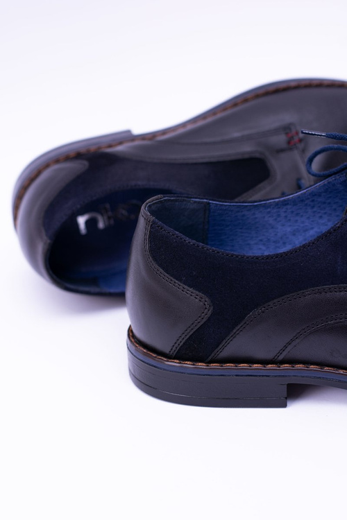 Чоловічі чорні шкіряні напівчоботи Zinedine Нікополь