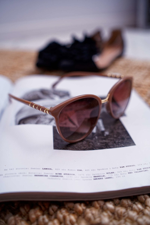 Бежеві сонцезахисні окуляри Prius PR-V09