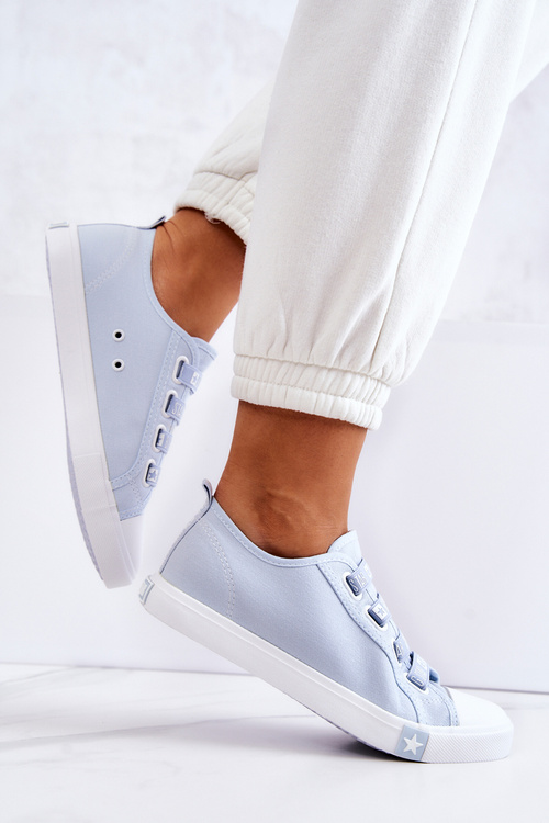 Жіночі кросівки зі шнурком BIG STAR HH274095 Сині