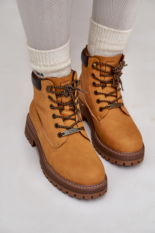 Жіночі утеплені ботильйони Big Star OO274A288 Camel