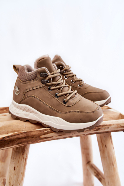 Дитячі теплі черевики Trappers Beige Otto