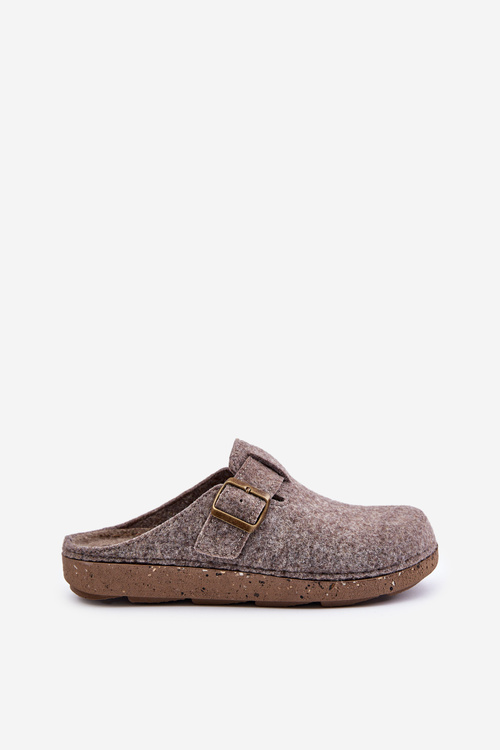 Чоловічі тапочки з пряжкою Preventive Slippers Inblu Beige MT000012