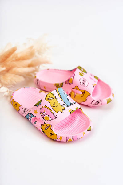 Легкі дитячі тапочки Dinosaurs Pink Astro
