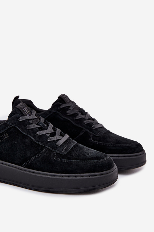 Чоловічі Кросівки На Платформі З Замші Big Star OO174012 Чорні
