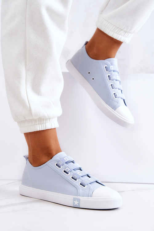 Жіночі кросівки зі шнурком BIG STAR HH274095 Сині