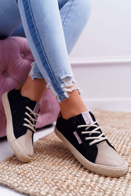Жіночі кросівки Cross Jeans чорні DD2R4093