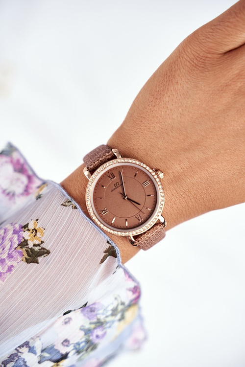 Жіночий годинник Giorgio & Dario Light Brown Ortodox