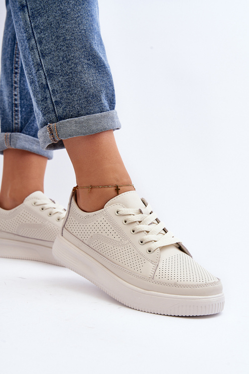 Жіноче шкіряне спортивне взуття Кросівки білі Failla