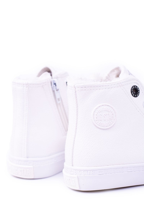 Великі зіркові дитячі високі білі кросівки Кросівки BB374141