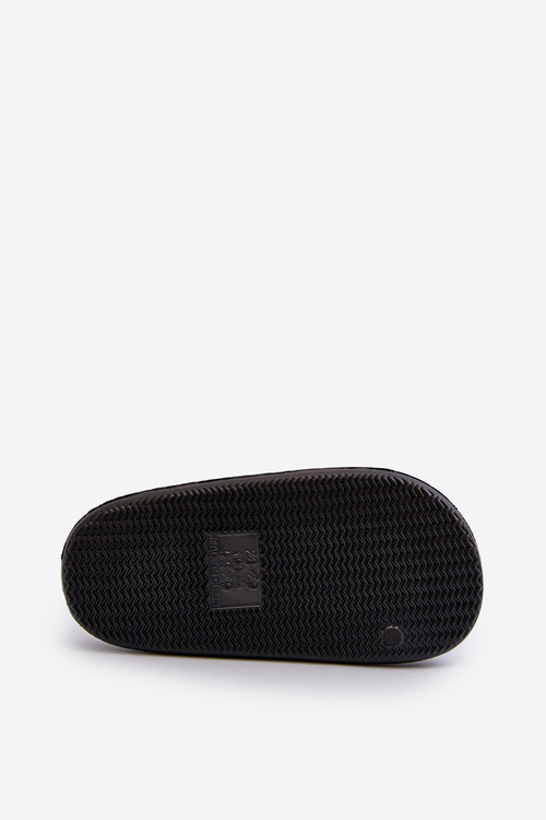 Дитячі легкі тапочки з ведмедиком Чорний Lindeheta