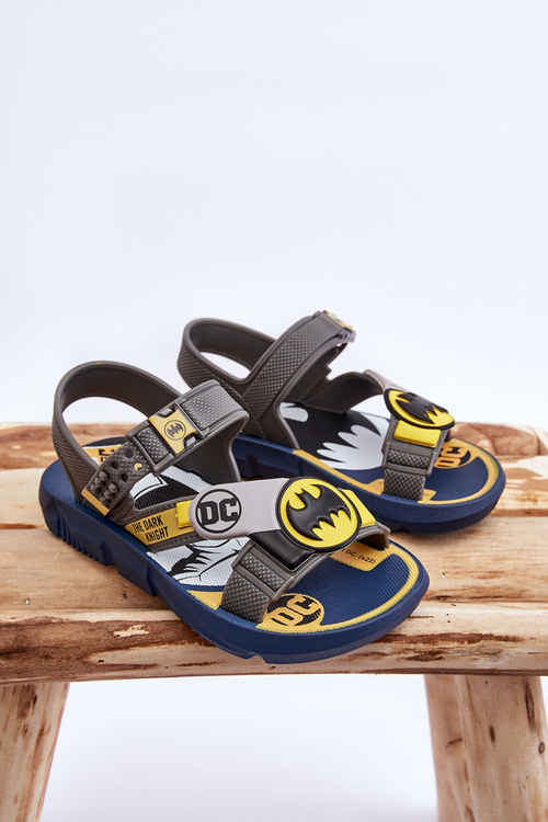 Дитячі босоніжки Batman Grendene Kids JJ385049 сірі