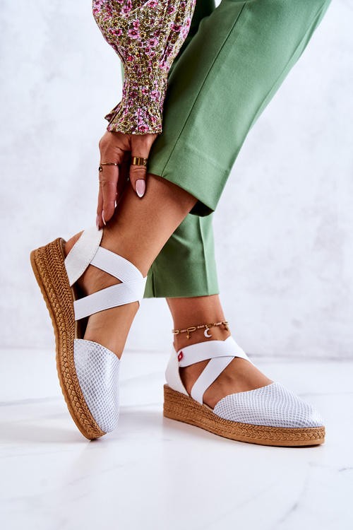 Модні жіночі еспадрільї Big Star JJ276036 Білі