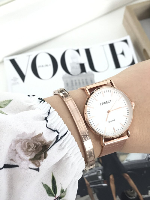 Жіночий годинник Ernest Lena Gold