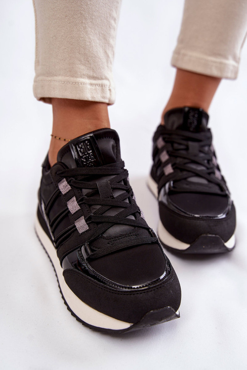 Жіноче модне спортивне взуття Big Star KK274110 Чорний