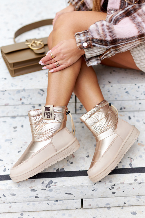 Жіночі зимові черевики Big Star II274121 Бежеві