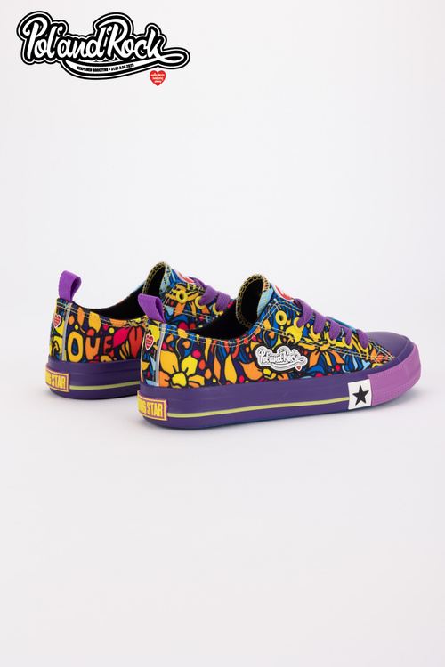 Кросівки Pol'and'Rock Festival X Big Star SS274905 Фіолетові