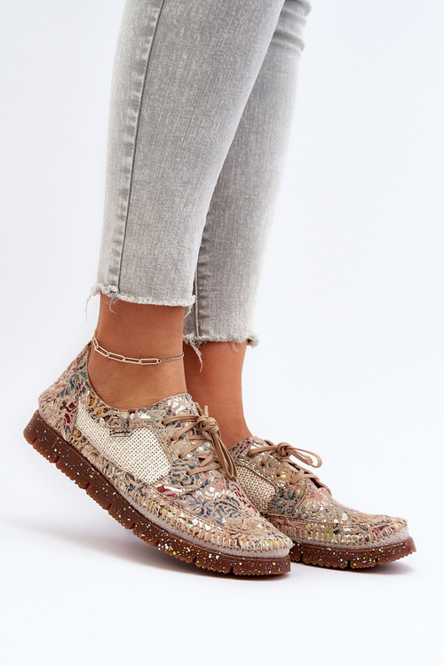 Жіноче шкіряне взуття Maciejka 05850-22 світло-бежевий