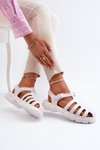 Жіночі пінопластові босоніжки Roman White Gasaria