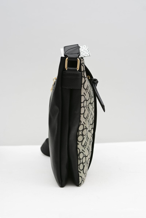 Жіноча середня чорна сумка Nobo Letter Bag