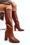 Жіночі чоботи до коліна на шпильці Camel Fiminna