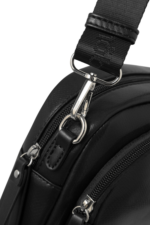 Шкіряна сумка з тваринним принтом NOBO NBAG-R3150-C020 чорна