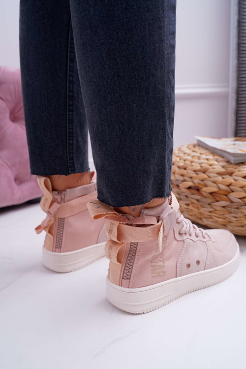 Кросівки жіночі Снікерси рожеві Big Star EE274658