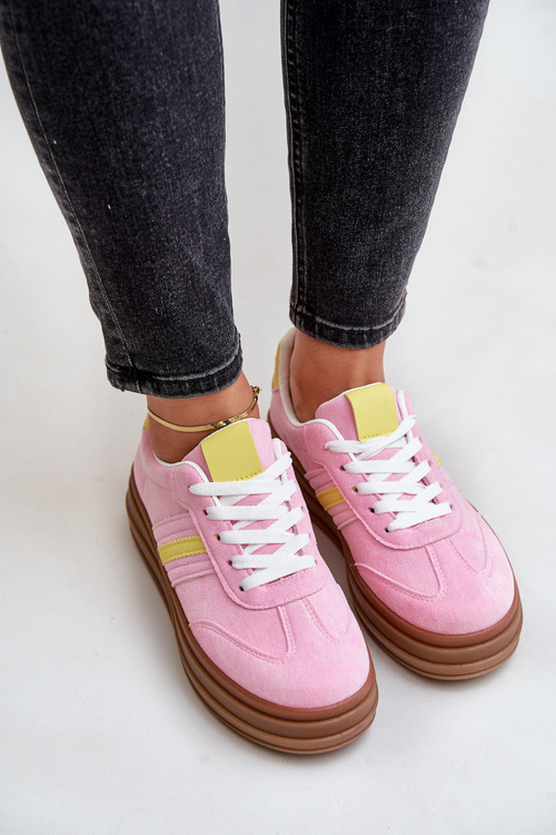 Жіночі кросівки на платформі Pink Dravinnia