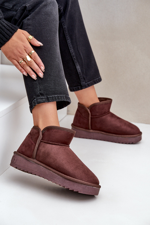 Снігові Черевики На Платформі Жіночі D.Franklin DFSH370010 Шоколадні