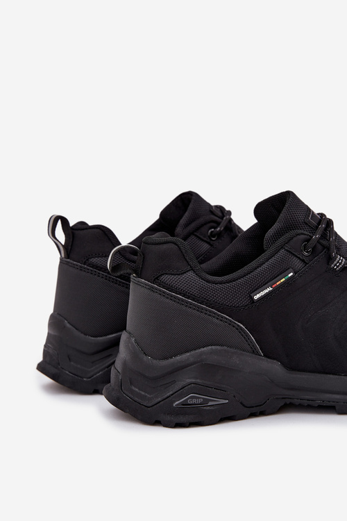 Чоловіче Спортивне Взуття для Туризму Чорне Thessira