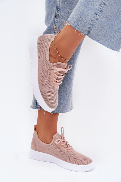 Тканинні Спортивні Черевики На Платформі Жіночі Рожеві Калира