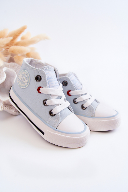 Дитячі високі кросівки на блискавці BIG STAR HH374088 Сині